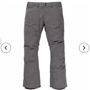 Burton Thermolite Living Lining Snowboard Ski Pants Grey -M
